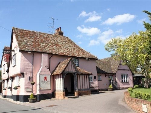 Hotel The Red Lion Hinxton Exterior foto